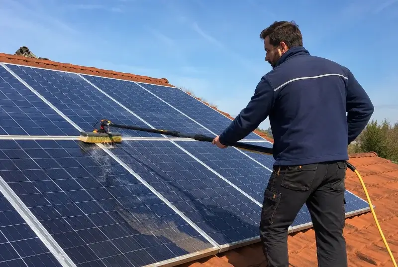 Nettoyage et entretien de panneaux solaires à Palluau