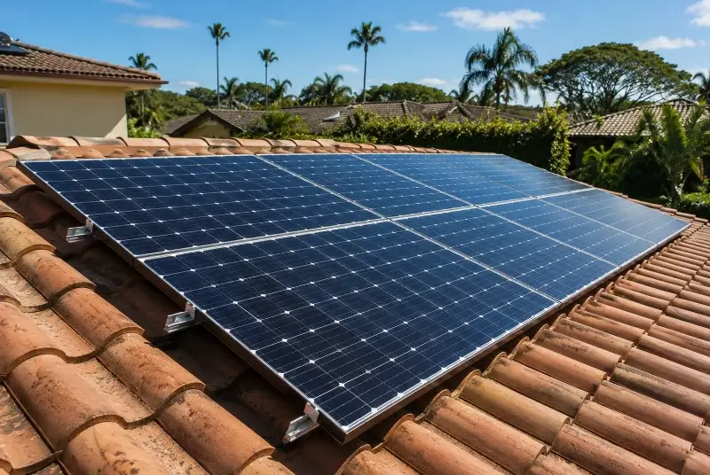 Installation de panneaux solaires à Palluau